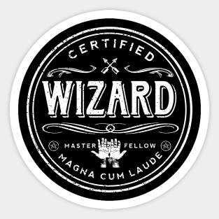 The Wizard - Esoteric Occult Theme Sticker